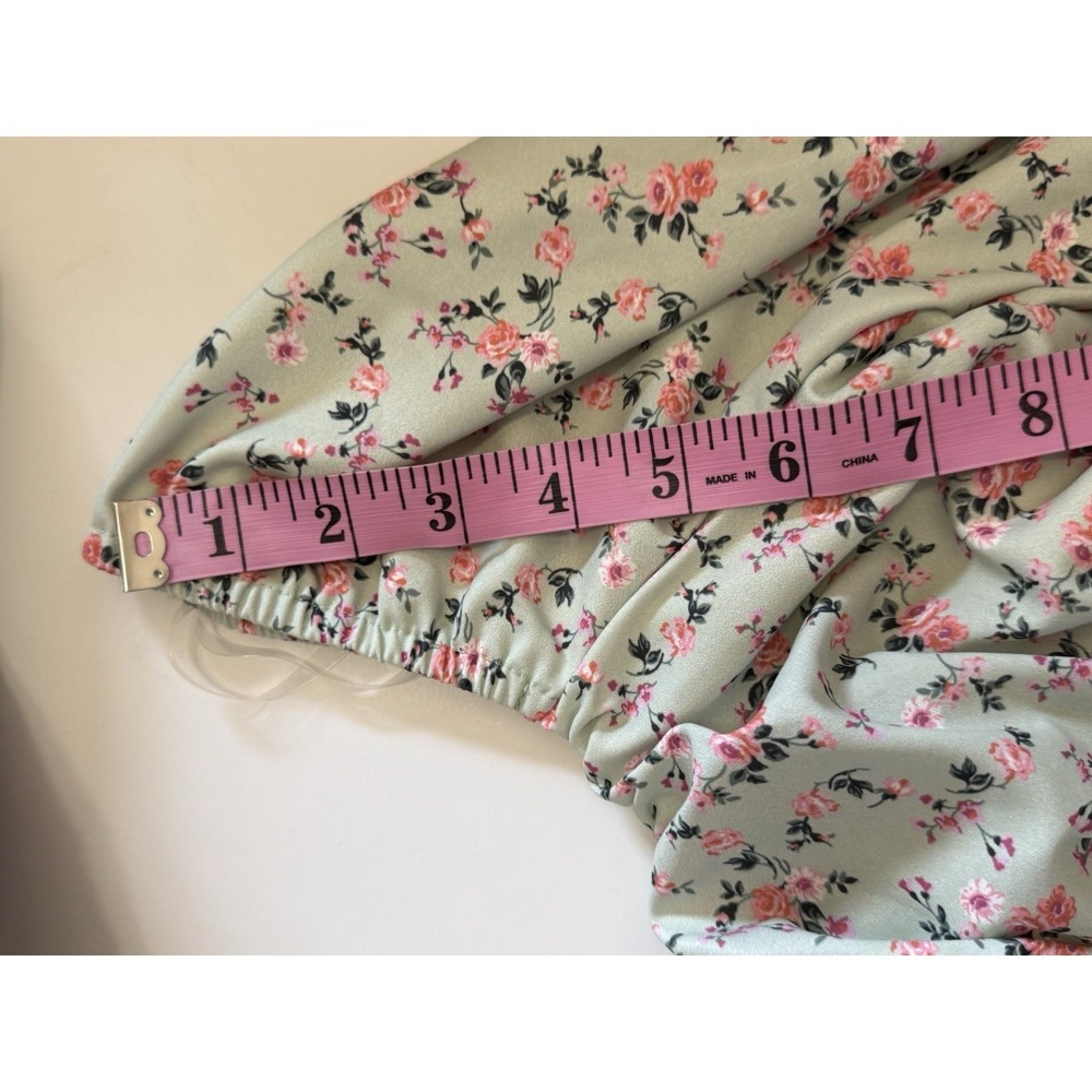 Altar'd‎ State Floral Dress Puff Sleeve Cottage Western Ruffled Cuff Short Large - Picture 14 of 16